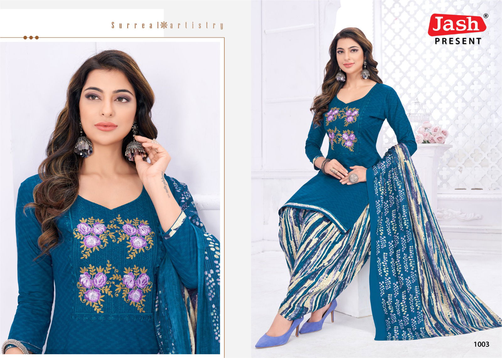 Jash Anupama Vol 1 Cotton Dress Materials Catalog
